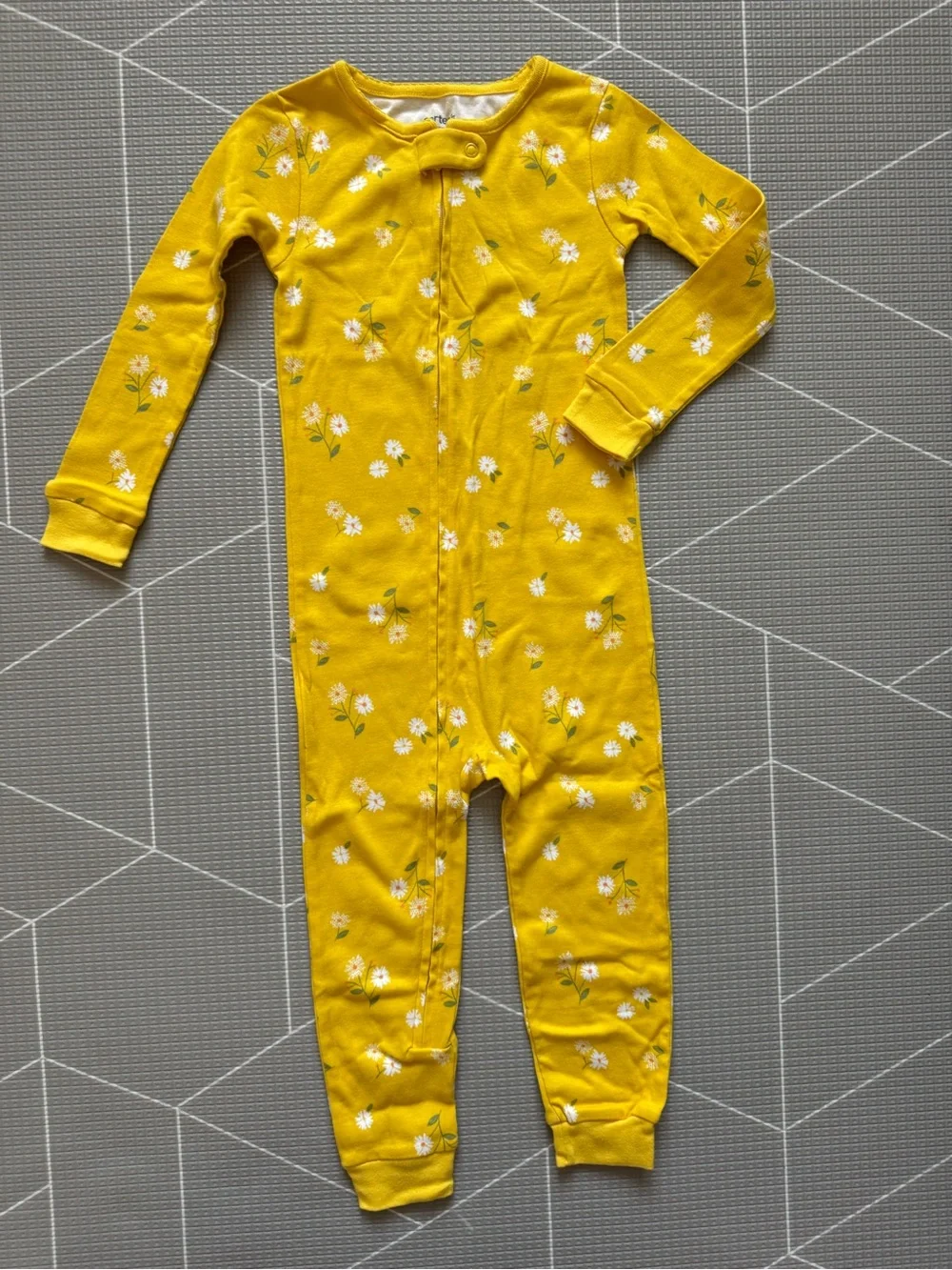 Carters|Baby girl/toddler long sleeve One-Piece footless Pajamas,ditsy florals•